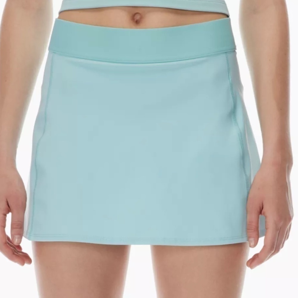 Aritzia TNA TnAction TnaSLICK™ Court Micro Skirt Size XL Adriatic Blue